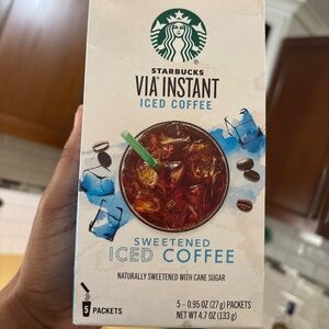 *NEW* STARBUCKS VIA INSTANT COFFEE SWEETENED